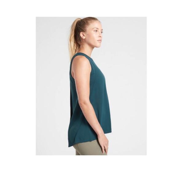 Athleta Foothills Tank in Teal Size Small - Picture 3 of 6